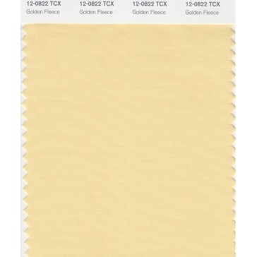 Pantone 12-0822 TCX Swatch Card Golden Fleece