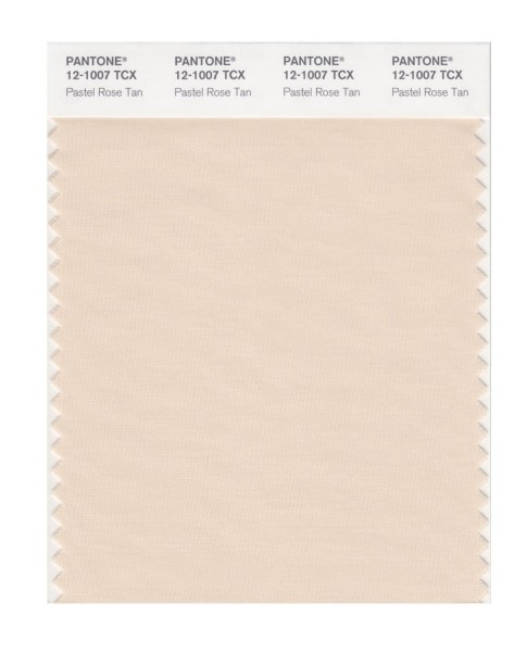 Pantone 12-1007 TCX Swatch Card Pastel Rose Tan