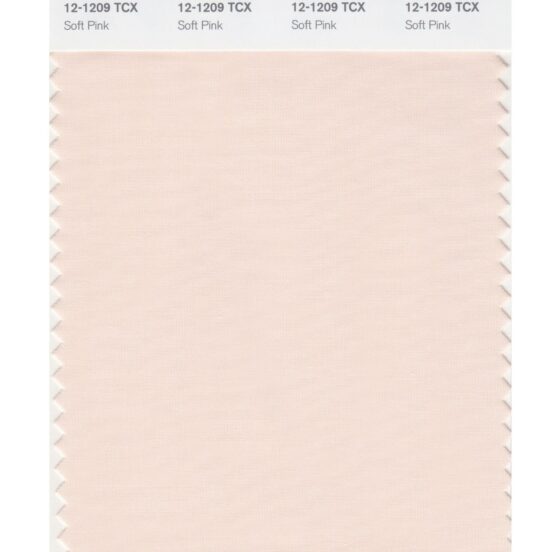 Pantone 12-1209 TCX Swatch Card Soft Pink