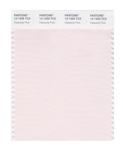Pantone 12-1305 TCX Swatch Card Heavenly Pink