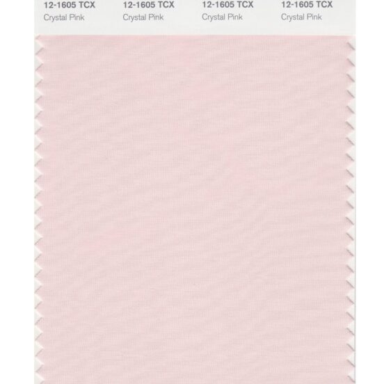 Pantone 12-1605 TCX Swatch Card Crystal Pink