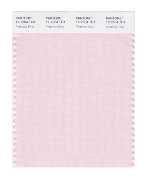 Pantone 12-2904 TCX Swatch Card Primrose Pink