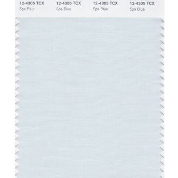 Pantone 12-4305 TCX Swatch Card Spa Blue