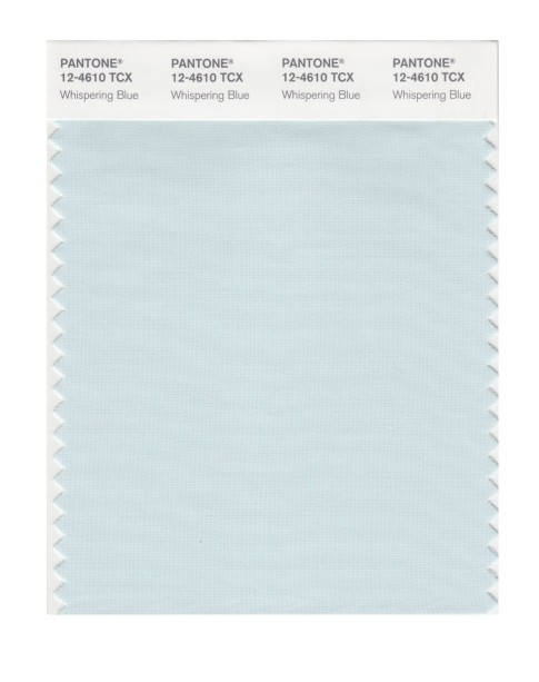 Pantone 12-4610 TCX Swatch Card Whispering Blue