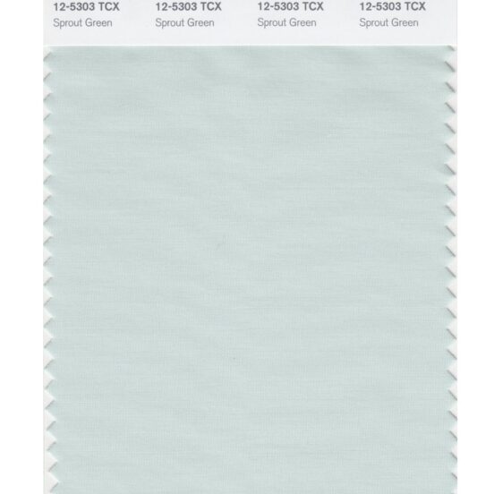 Pantone 12-5303 TCX Swatch Card Sprout Green