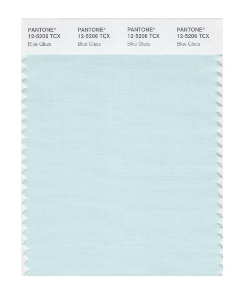 Pantone 12-5206 TCX Swatch Card Blue Glass