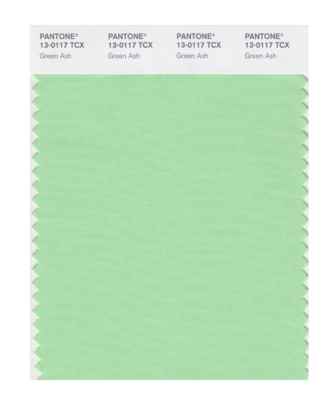 Pantone 13-0117 TCX Swatch Card Green Ash
