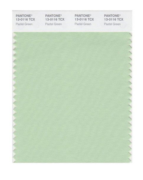 Pantone 13-0116 TCX Swatch Card Pastel Green