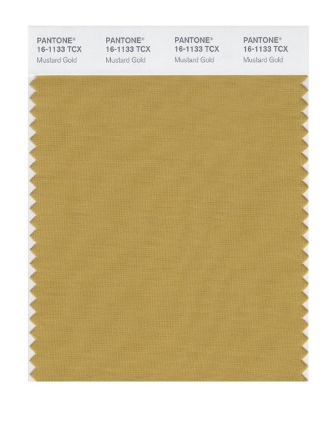 Pantone 16-1133 TCX Swatch Card Mustard Gold