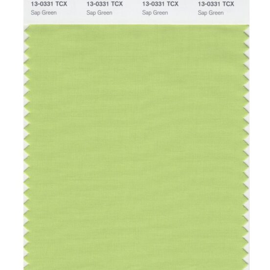 Pantone 13-0331 TCX Swatch Card Sap Green