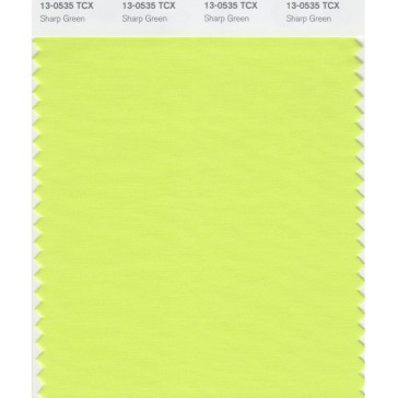Pantone 13-0535 TCX Swatch Card Sharp Green
