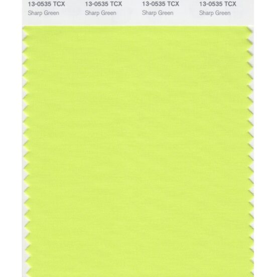 Pantone 13-0535 TCX Swatch Card Sharp Green