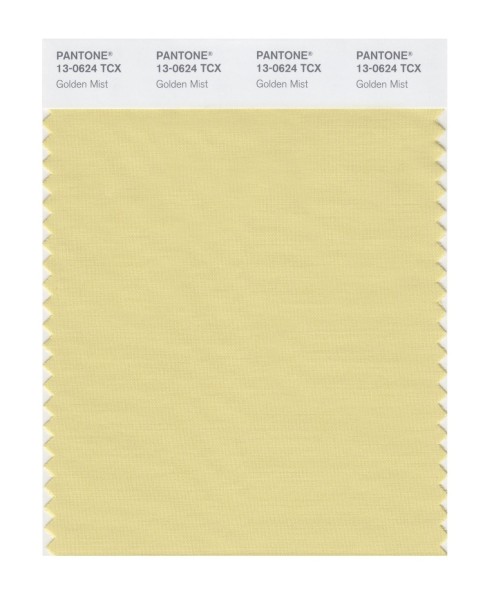Pantone 13-0624 TCX Swatch Card Golden Mist