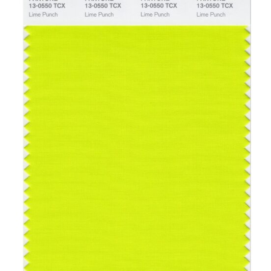 Pantone 13-0550 TCX Swatch Card Lime Punch