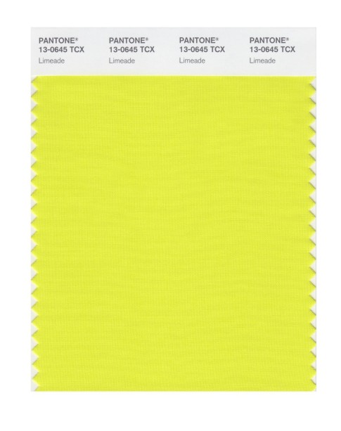 Pantone 13-0645 TCX Swatch Card Limeade
