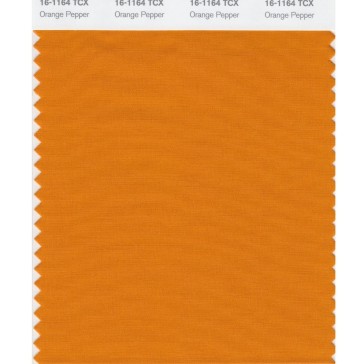 Pantone 16-1164 TCX Swatch Card Orange Pepper