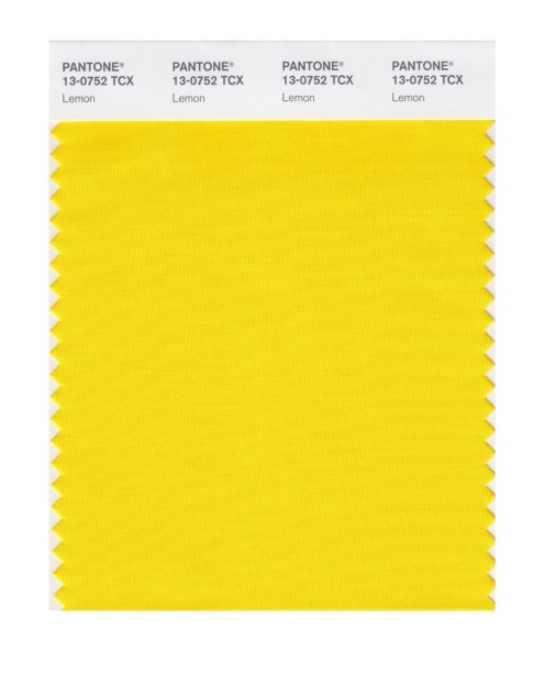 Pantone 13-0752 TCX Swatch Card Lemon