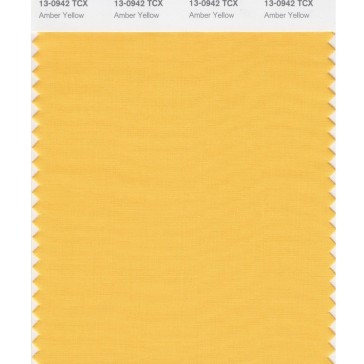 Pantone 13-0942 TCX Swatch Card Amber Yellow