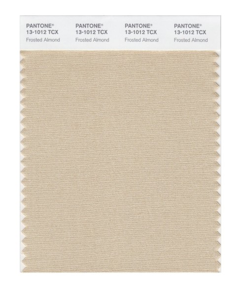 Pantone 13-1012 TCX Swatch Card Frosted Almond