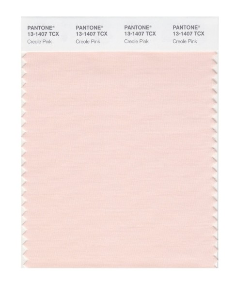 Pantone 13-1407 TCX Swatch Card Creole Pink