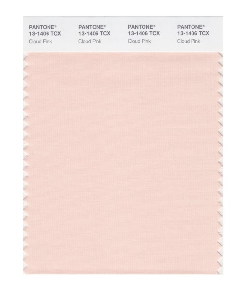 Pantone 13-1406 TCX Swatch Card Cloud Pink