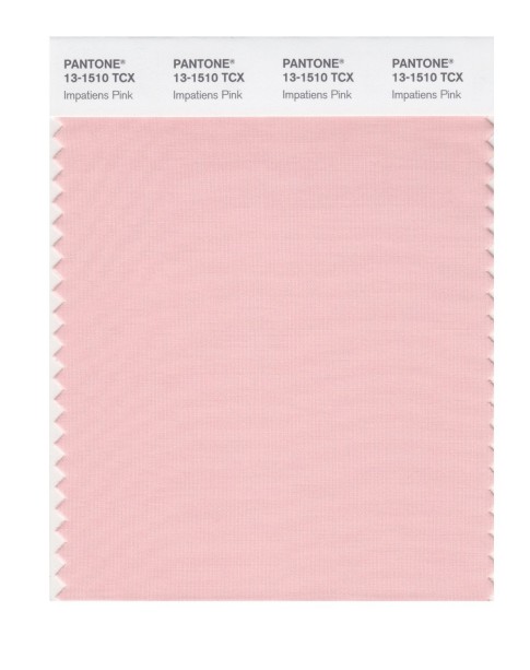Pantone 13-1510 TCX Swatch Card Impatiens Pink
