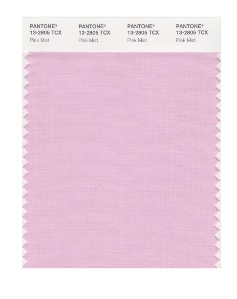 Pantone 13-2805 TCX Swatch Card Pink Mist