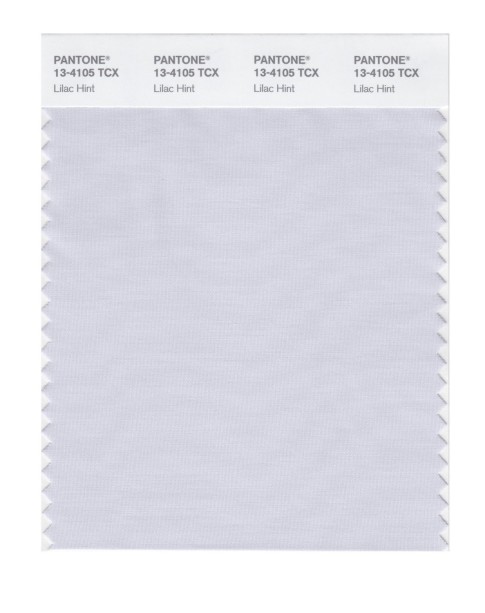 Pantone 13-4105 TCX Swatch Card Lilac Hint