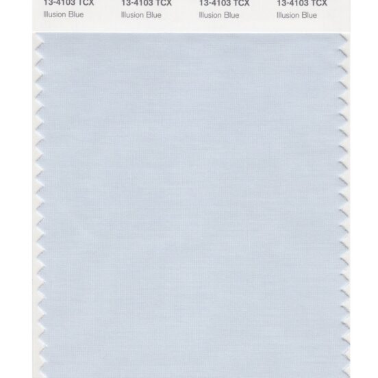 Pantone 13-4103 TCX Swatch Card Illusion Blue