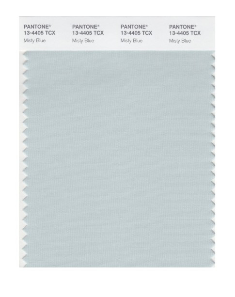Pantone 13-4405 TCX Swatch Card Misty Blue