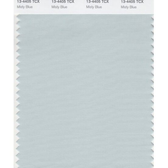 Pantone 13-4405 TCX Swatch Card Misty Blue