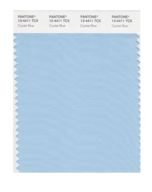 Pantone 13-4411 TCX Swatch Card Crystal Blue