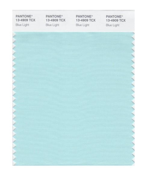 Pantone 13-4909 TCX Swatch Card Blue Light