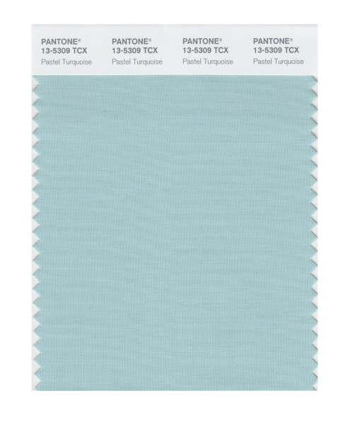 Pantone 13-5309 TCX Swatch Card Pastel Turquoise