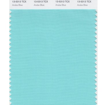 Pantone 13-5313 TCX Swatch Card Aruba Blue