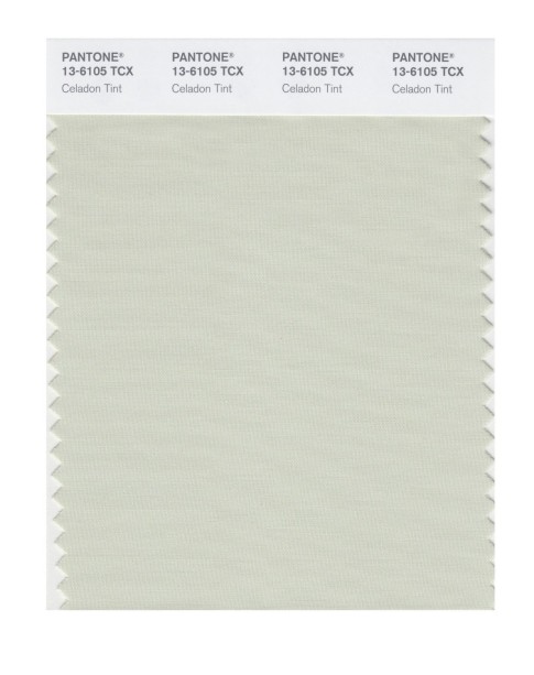 Pantone 13-6105 TCX Swatch Card Celadon Tint