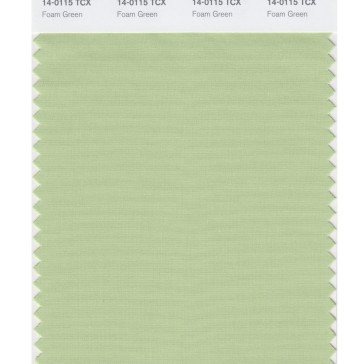 Pantone 14-0115 TCX Swatch Card Foam Green