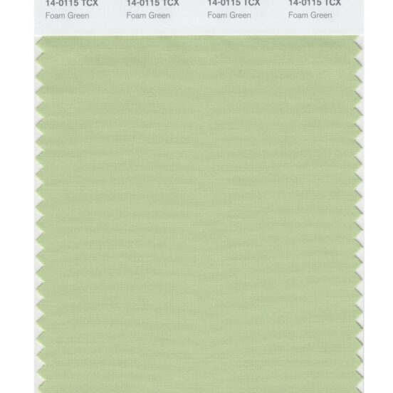 Pantone 14-0115 TCX Swatch Card Foam Green