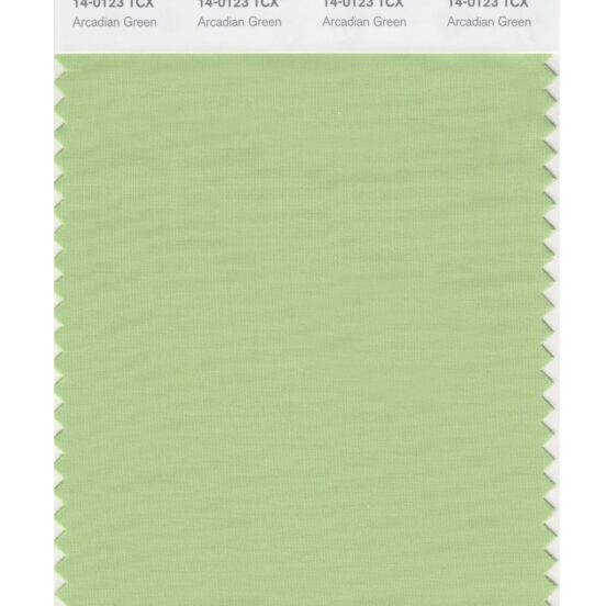 Pantone 14-0123 TCX Swatch Card Arcadian Green