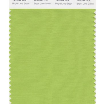 Pantone 14-0244 TCX Swatch Card Lime Green