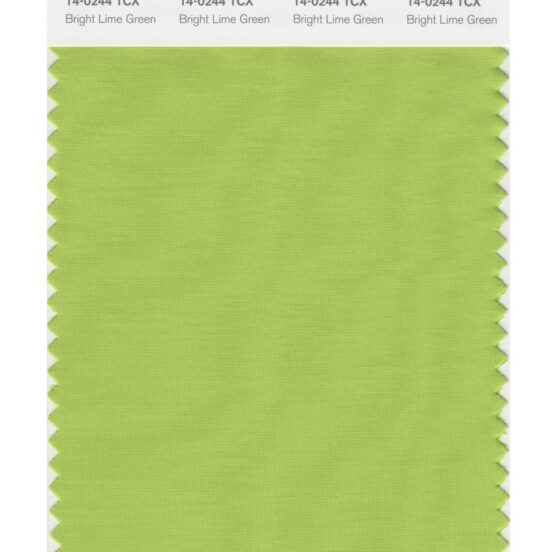 Pantone 14-0244 TCX Swatch Card Lime Green