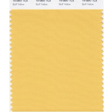 Pantone 14-0847 TCX Swatch Card Buff Yellow
