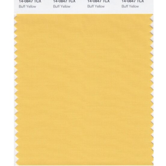 Pantone 14-0847 TCX Swatch Card Buff Yellow