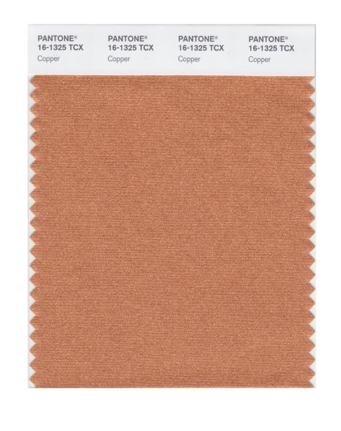 Pantone 16-1325 TCX Swatch Card Copper