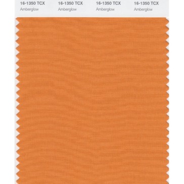 Pantone 16-1350 TCX Swatch Card Amberglow