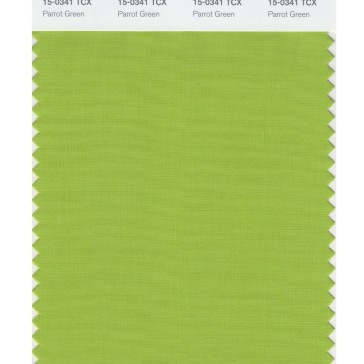 Pantone 15-0341 TCX Swatch Card Parrot Green