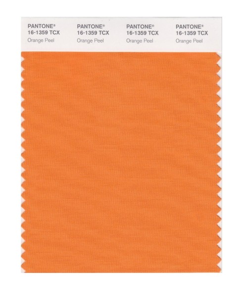 Pantone 16-1359 TCX Swatch Card Orange Peel