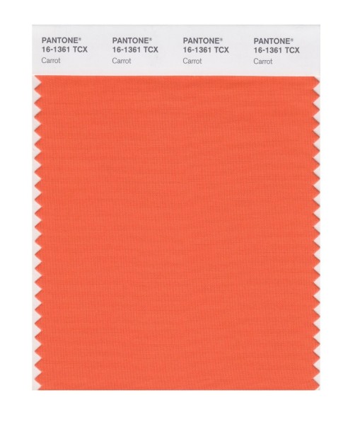 Pantone 16-1361 TCX Swatch Card Carrot