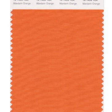 Pantone 16-1459 TCX Swatch Card Mandarin Orange