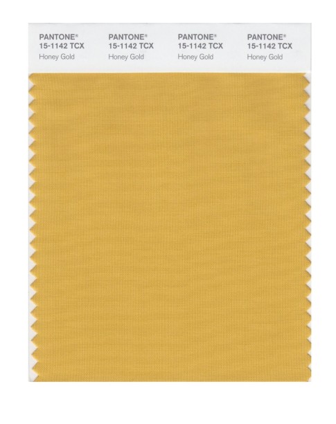 Pantone 15-1142 TCX Swatch Card Honey Gold